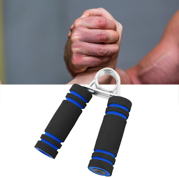 Handgreppsstärkare Handgreppsstärkare Tränare Skumhandtag Anti Slip Underarmsträningsutrustning för Fitness Barn Äldre Blå