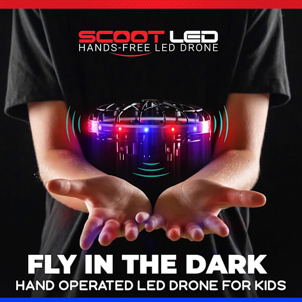 Manuell drönare - Hands Free Motion Sensor Mini Drone, Lätt inomhus liten UFO-leksak Fly Ball Drone Toy för pojkar och flickor