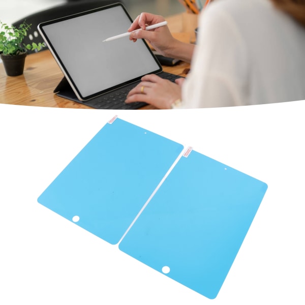2 stk som papir skærmbeskytter Papirfølelse skærmbeskytter Beskyttende film skrive maleri Taktil film til IOS tablet 10,2 tommer