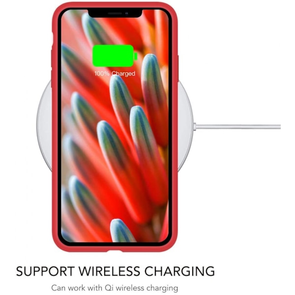 Etui til iPhoneXS Max, flydende silikone gel gummi telefonetui, iPhoneXS Max 6,5 tommer stødsikkert slankt blødt mikrofiber Li
