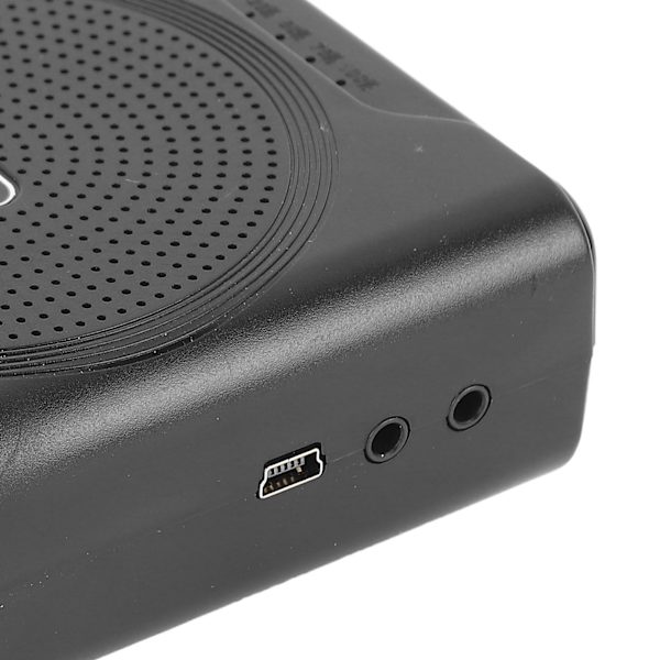 Oppladbar Mini Stemmeforsterker Trådløs Høy Effekt Bærbar Midjebelteforsterker med Headset Mikrofon for Lærer