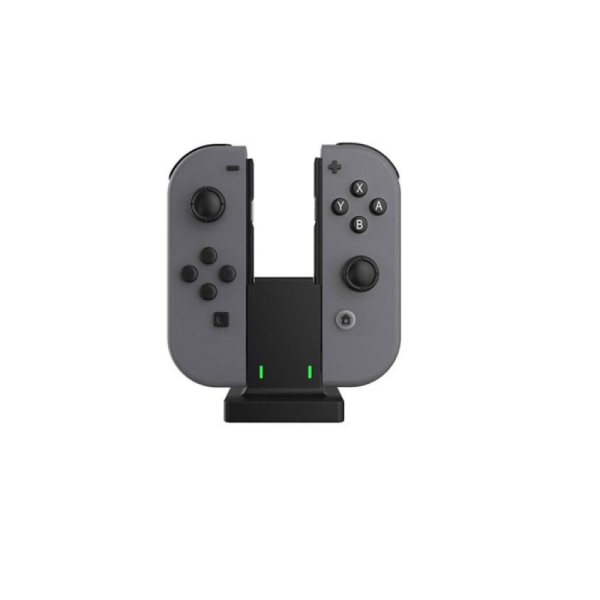 Laddningsdocka kompatibel med Nintendo Switch för Joy Con & OLED-modellkontroll, Laddningsstation kompatibel med Joy Cons