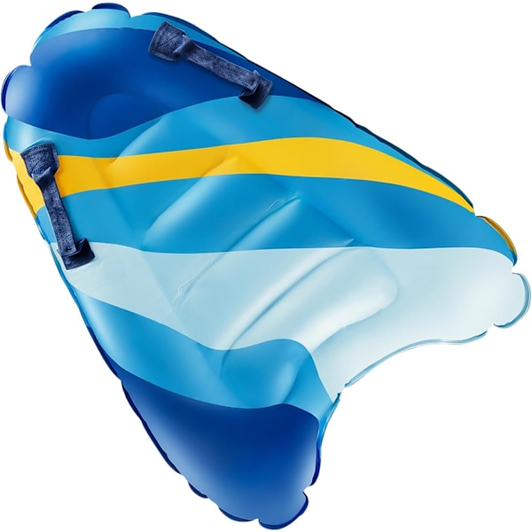 Oppustelig vandrutsjebane bodyboard til børn og voksne, sommer glidebane pool legetøj til baghave, græsplæne, udendørs fester, blå blue