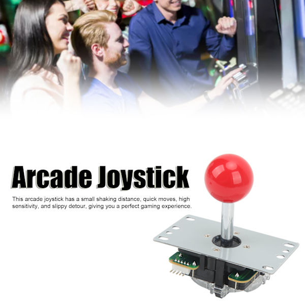 Arcade-joystick-peliohjain DIY-joystick Arcade-peli Taistelutikku Vaihto-osat Pin-piirilevy Ball Head Red