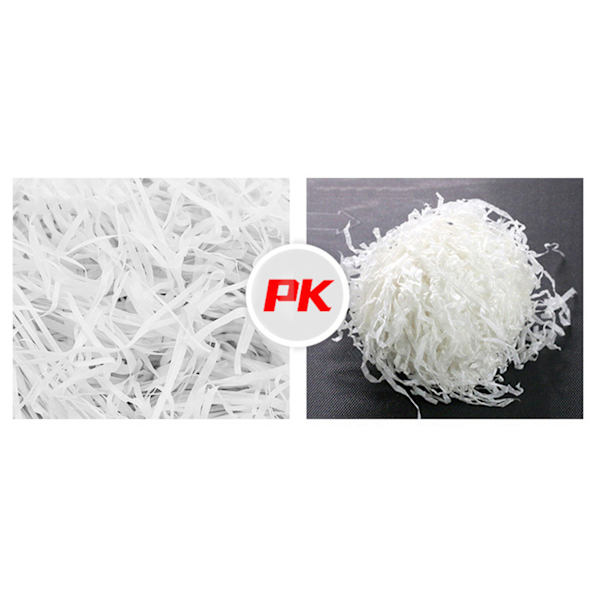 Pappersstrimlare Fyllning Utsökt Ljusa Färger Luktfri Raffia Fyllning Presentförpackning Stoppning för Presentförpackning Dekoration White 30g