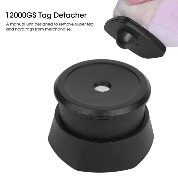 12000GS Tag Extractor Magnet Detacher Anti Theft Release Buckle Device för Supermarket Klädaffär