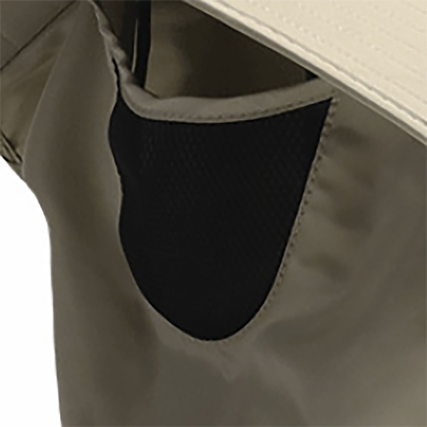 Hals- och ansiktsklaff utomhus keps solskydd andningsbar fashionabel utomhus vandring fiskehatt Khaki