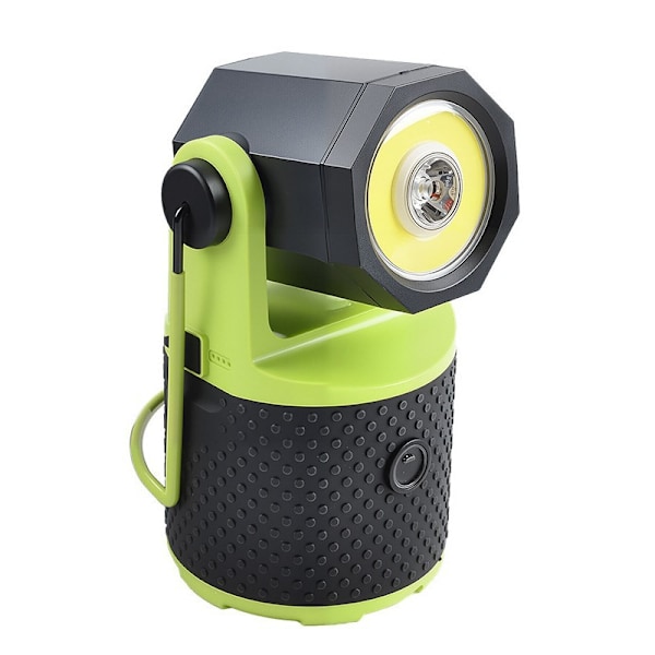 3000 Lumens Genopladelig LED Camping Lanterne - 180° Roterbar, 4000mAh Oplader & IPX4 Vandtæt til Nødsituationer Lime Green