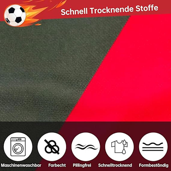 Fodboldtrøjesæt, Real Madrid fodboldtrøje til drenge og piger, åndbart hurtigtørrende fodboldkostume 3XL
