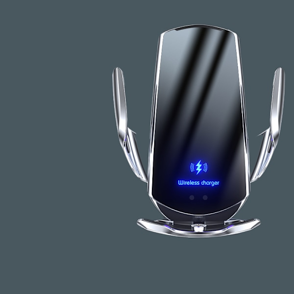 Magnetisk Trådløs Biloplader, Ventileret Instrumentbræt Bilopladningsdock - (Q3 Haoyue Sølv 15W) (Et Sæt)