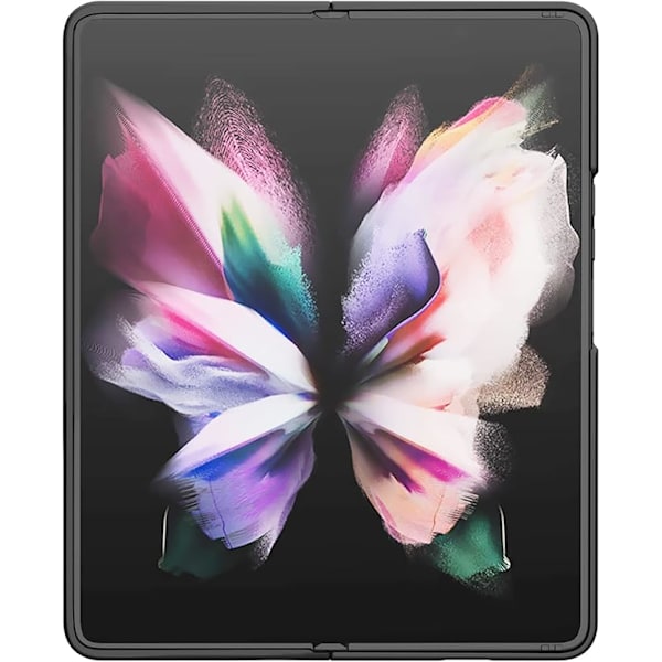 Samsung Galaxy Z Fold 3 Mobilskal - CamShield Silikonskal med Kameraskydd, svart