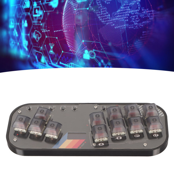 For Fighting Box Keyboard for Hitbox Mini Fighting Game Controller for SOCD Arcade Fight Stick for Mixbox Mechanical Switch Button
