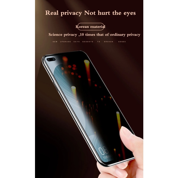 Anti Peeping For VIVO X50 Privacy Hydrogel Film Skärmskydd