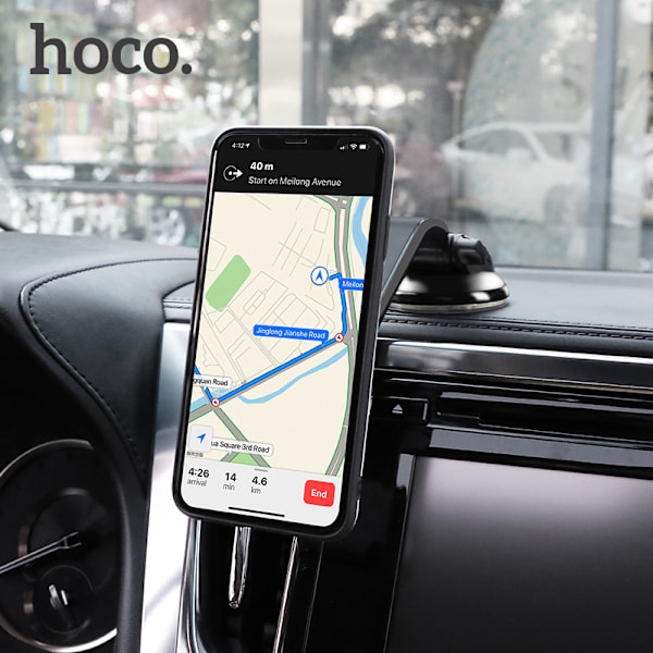 hoco. CA45A Yajie centerkonsol magnetisk sugekop bilholder kreativ sugekop mobiltelefon navigation multi-funktion holder