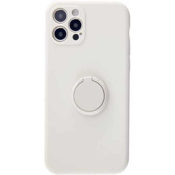 Mobiltelefon Ringholder til Hånden, Magnetisk Telefon Ring Grip til Finger eller Cover (Hvid)