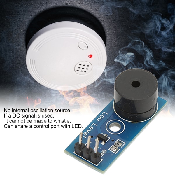 5 stk. Passiv Digital Buzzer Modul 5V Lavt Niveau Trigger Lyd Signal Alarm Output Elektronik Tilbehør
