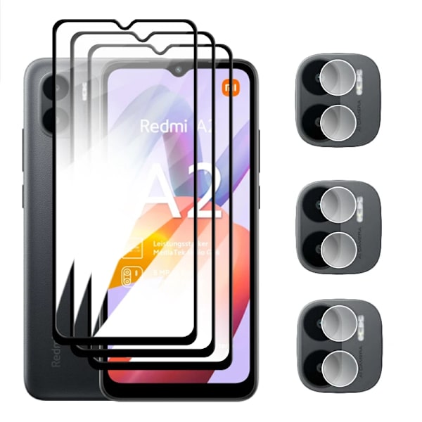 För Xiaomi Redmi A2 Plus  2.5D Full Glue HD skärmskydd