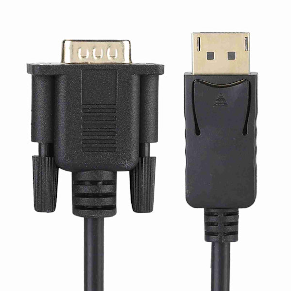 1,8 m HD 1080P DisplayPort till VGA-kabelkonverteradapter för PC-bärbar dator