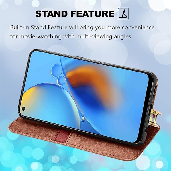 Plånboksfodral Kompatibelt med Samsung A52s 5G, Bokvikbart Flip Skyddsfodral med Ställ Kortplats Magnetisk Stängning för Galaxy