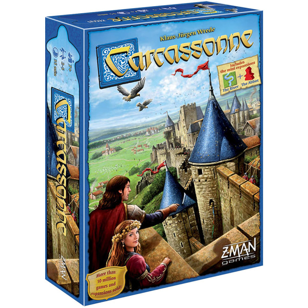 Carcassonne Board Game Family Party Board Game Laajenna lautapeli 2-5 pelaajalle