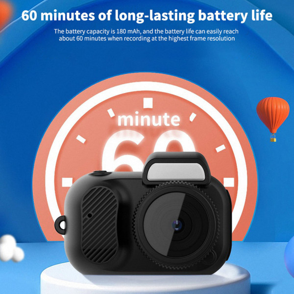 Digitaalinen lastenkamera 0,96 tuuman näytöllä, pieni 1080p HD -videokamera matkalle ja lomamatkoille