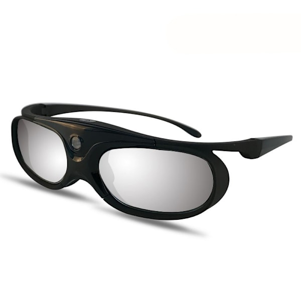 DLP 3D Glasses, 144Hz Rechargeable 3D Active Shutter Glasses for All DLP-Link 3D Projectors, Can't Used for TVs