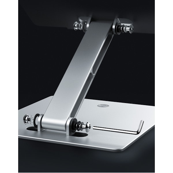 Ergonomiskt Laptopställ för Skrivbord, Justerbar Höjd Upp Till 30 cm, Laptop Riser Datorställ för Laptop, Portabla Laptopställ, Passar M