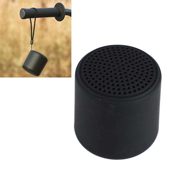 Mini trådlös Bluetooth-högtalare Smart USB uppladdningsbar 400mah vattentät bärbar högtalare för inomhus utomhus svart