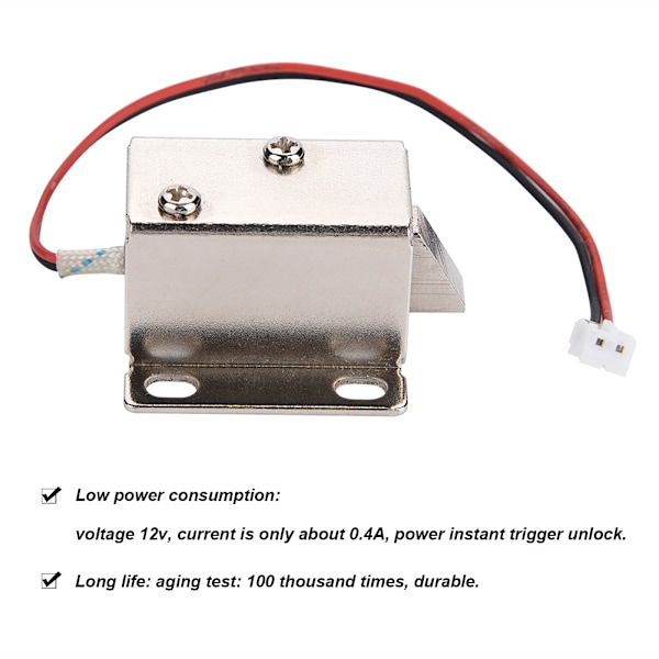 Elektromagnetisk elektrisk lås för dörrskåp