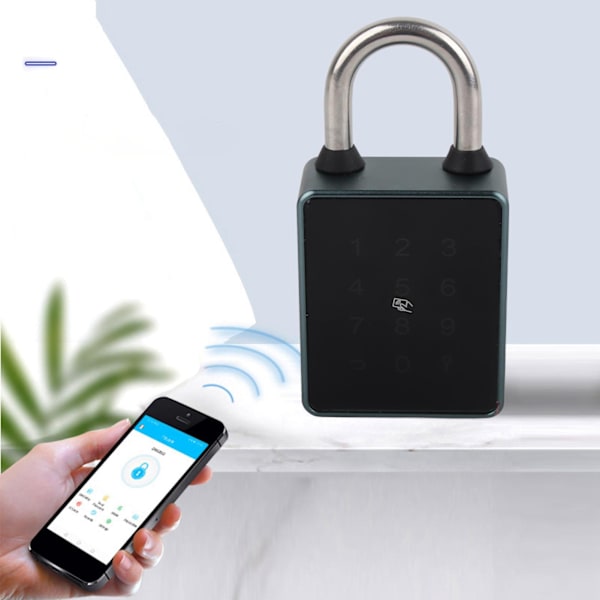 Smart lösenord hänglås IP65 Vattentät Bluetooth APP-kontroll Nyckellös virtuellt lösenord lås för TTLOCK
