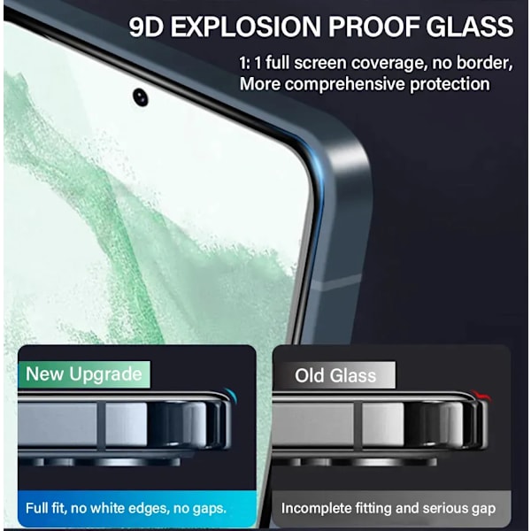 2PCS Härdat Glas För Samsung Galaxy S21 FE Skärmskydd