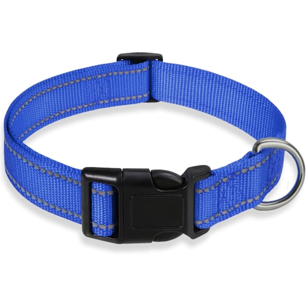 Heijastava koiranpanta soljella, säädettävä turvallinen nylonpanta pienille, keskisuurille ja suurille koirille, tummansininen M Navy Blue M
