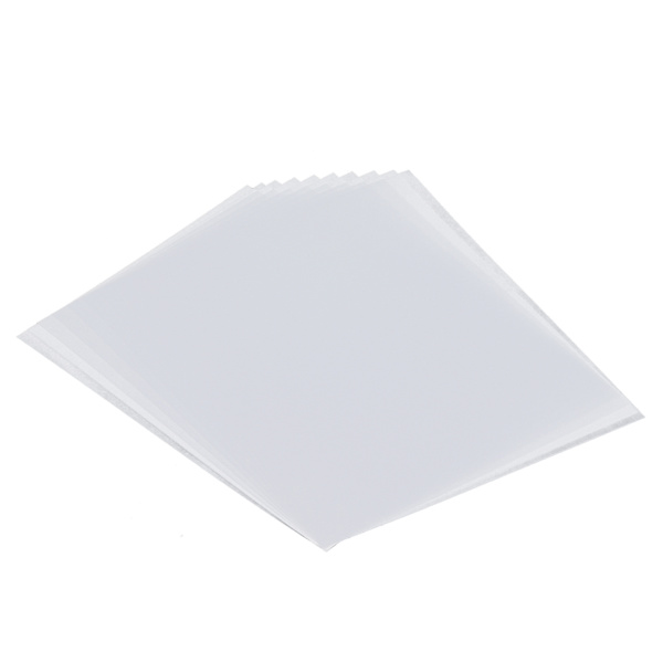 10 kpl kutistuva kalvo BOPS lämpökutistuva kalvo kaksipuolinen tulostus käsinmaalatut tarvikkeet Translucent