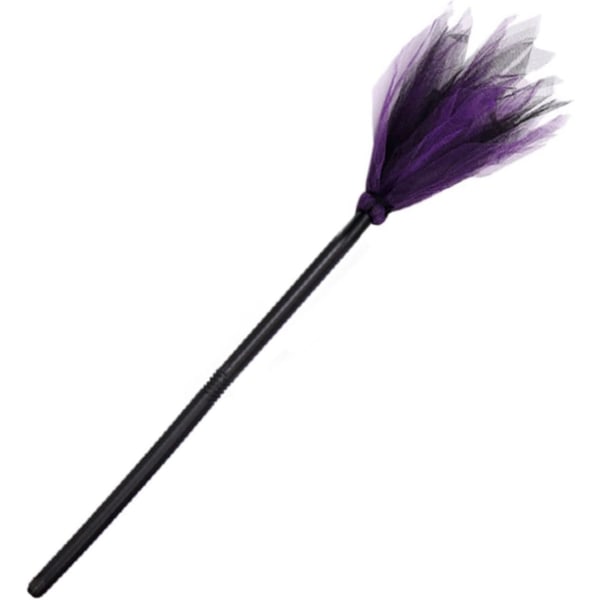 Halloween Witch's Broom Party Rekvisita Barn Witch's Broom Toy Cosplay Kostymdekoration (lila)