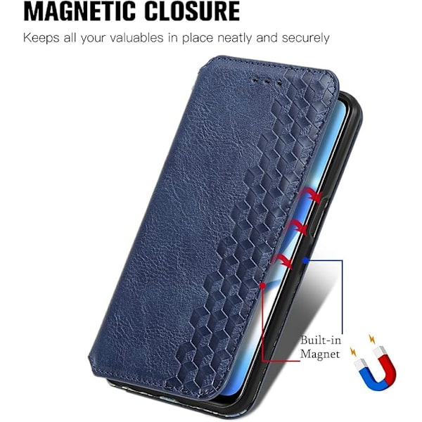 Plånboksfodral Kompatibelt med Samsung A52s 5G, Bokvikbart Flip Skyddsfodral med Ställ Kortplats Magnetisk Stängning för Galaxy