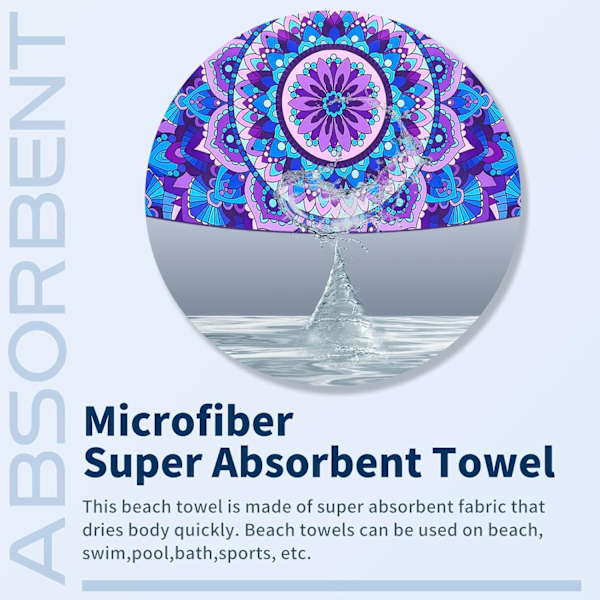 Mikrofiber Sandfri Strandhandduk Snabbtorkande Superabsorberande Överdimensionerad Extra Stor Tunn Lättviktshandduk Rese Pool Simning Bad Ca