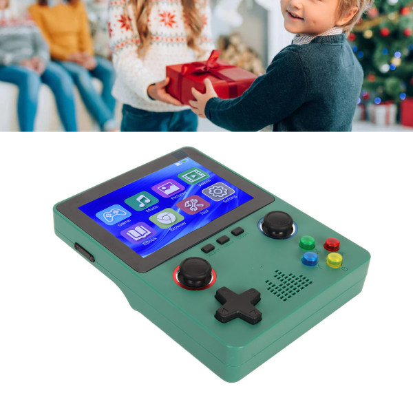 Handheld Game Console Dual 3D Joystick 3.5in IPS Screen 11 Simulator Retro Portable Gaming Console with 32GB Memory Card