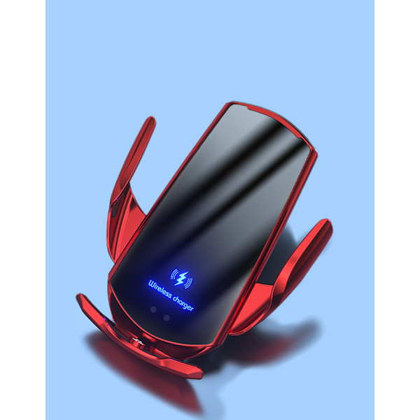 Magnetisk Trådløs Biloplader, Ventileret Instrumentbræt Bilopladningsdock - (Q3 Haoyue Sølv 15W) (Et Sæt)
