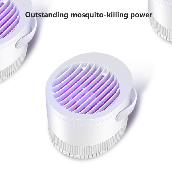 Myggdödande lampa USB elektrisk myggdödare fälla insektsdödare hushållsmyggljus insektsdödare för inomhus och utomhus