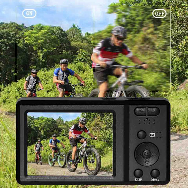 56MP 4K digitaalinen kamera 2,7 tuuman 20x digitaalinen zoom automaattitarkennus pieni kamera sisäänrakennetulla salamavalolla Black