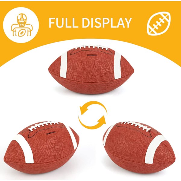 (Pieni koko), Särkymätön rugby-aiheinen säästölipas, Super Bowl -lahja lapsille small