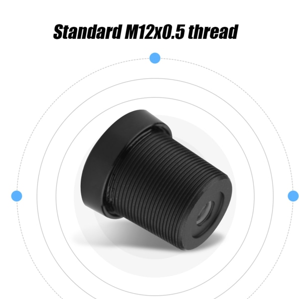 1,8 mm 170° vidvinkel 1MP IR-objektiv til 1/3\" & 1/4\" CCD-sikkerhedskamera