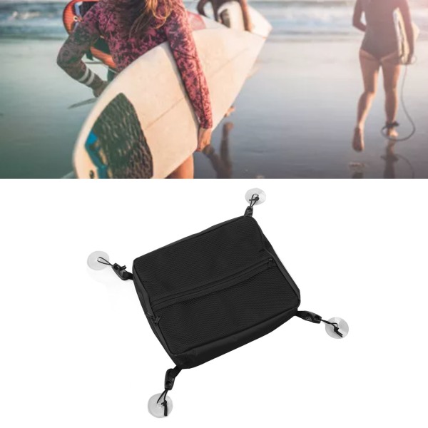 Cooler Deck Bag Bærbar Vanntett Paddle Board Tilbehør Cooler for Outdoor Surf Black
