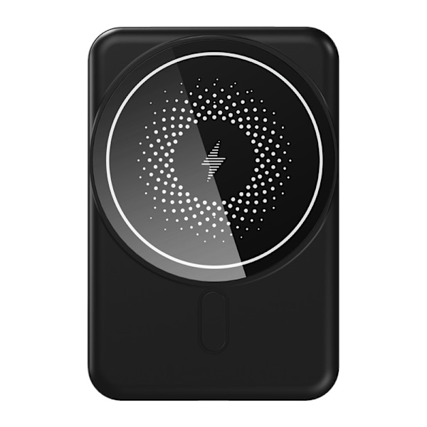 Magnetisk Beskyttelsesetui 15 W Trådløs Magnetisk Biltelefonoplader - Magnetisk Bilholder (Ingen Opladning) - Sort (Et Sæt)