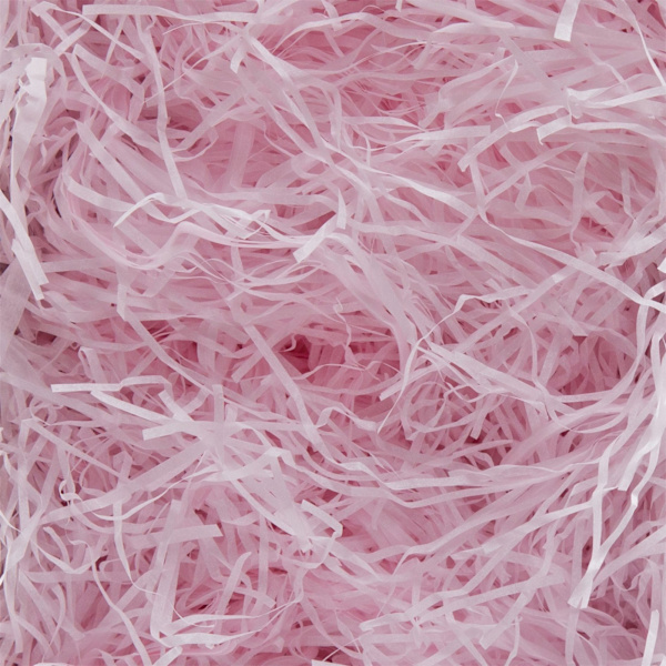 Pappersstrimlare Fyllning Utsökta Ljusa Färger Luktfri Raffia Fyllning Presentförpackning Stoppning för Presentförpackningsdekoration Light Pink 100g