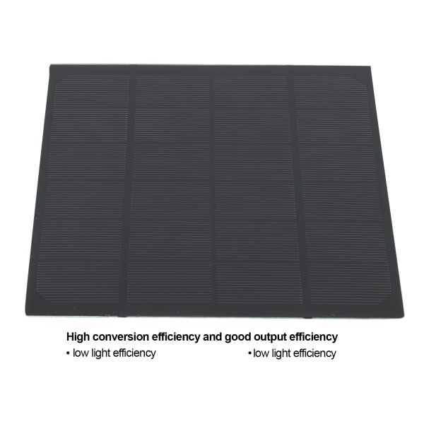 Aurinkopaneeli Kannettava yksikiteinen silikoni DIY aurinkolatauspaneeli 6V 4,5W luokan A aurinkosähköpaneeli 165x165mm