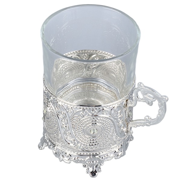 Legeringsglasölsmugg Matal Ölmugg Samlarobjekt Dekorativ Whiskymugg Drickmugg för Fars dag Jul Födelsedag Sliver