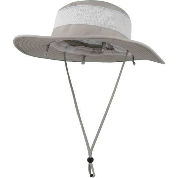 Utomhus solhatt UPF 50 skydd Vattentät fiskehatt Ansiktsmask Sommar nackskydd hatt Light Gray