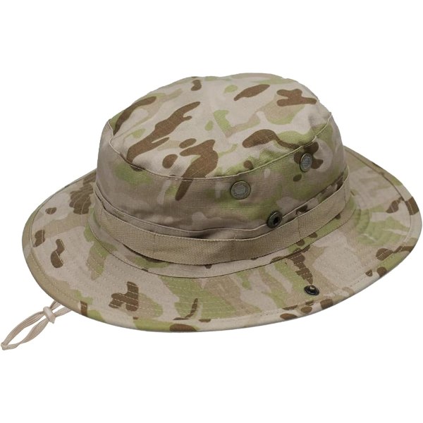 Solhattar för män kvinnor Bucket Hat UPF 50+ Boonie Hat Fällbar UV-skydd Vandring Strand Fiske Sommar Safari light Cp