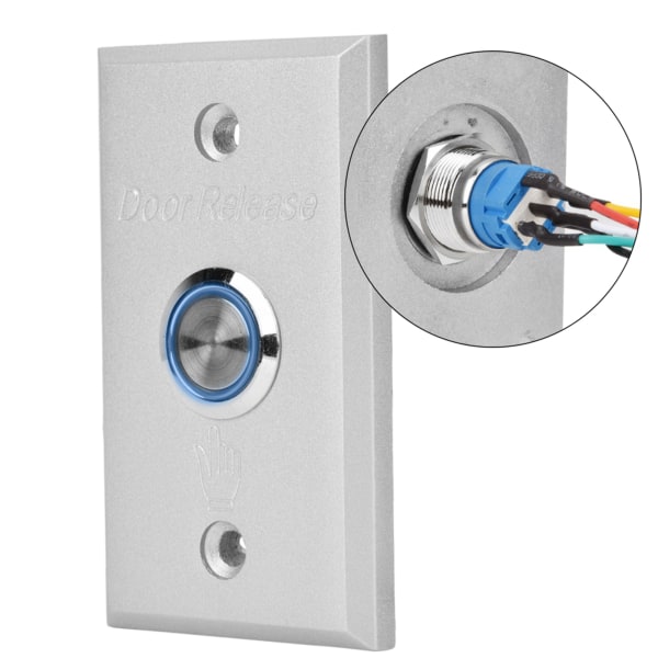Dør adgangskontrol system exit knap dør tryk release switch med indikator lys